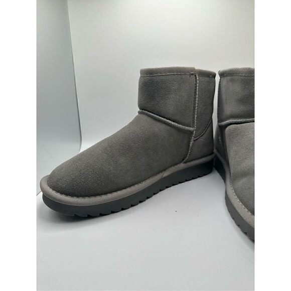 CUSHIONAIRE Women’s Cozy Boot 10 GRAY - Picture 7 of 7